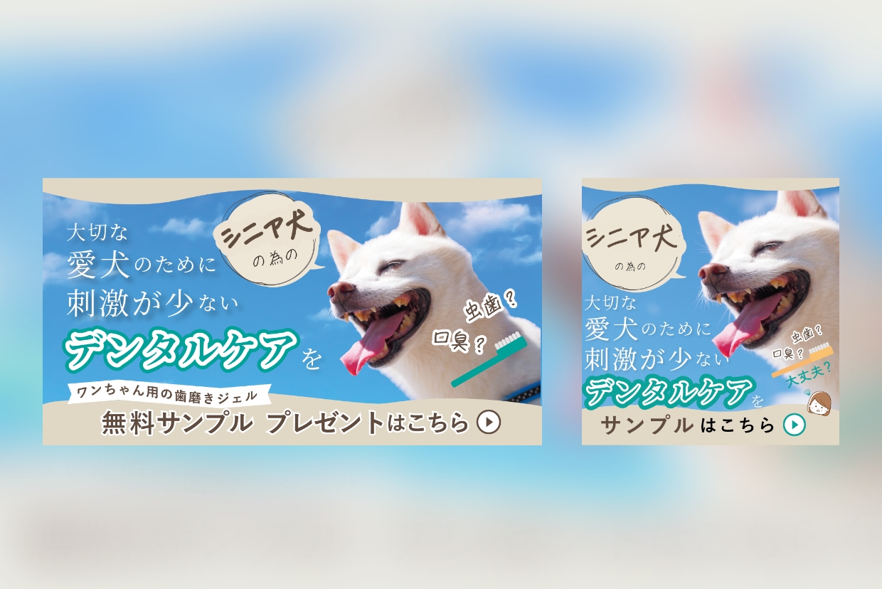 ワンちゃん用の歯磨きジェル